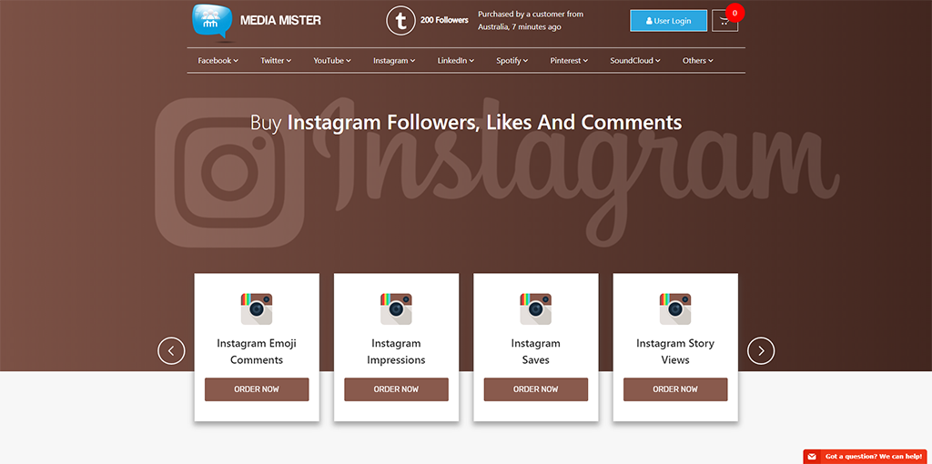 Media Mister - Instagram
